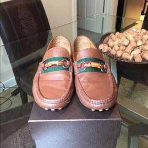 SOLD Gucci Damo Bamboo Horsebit Loafer - Size G 12